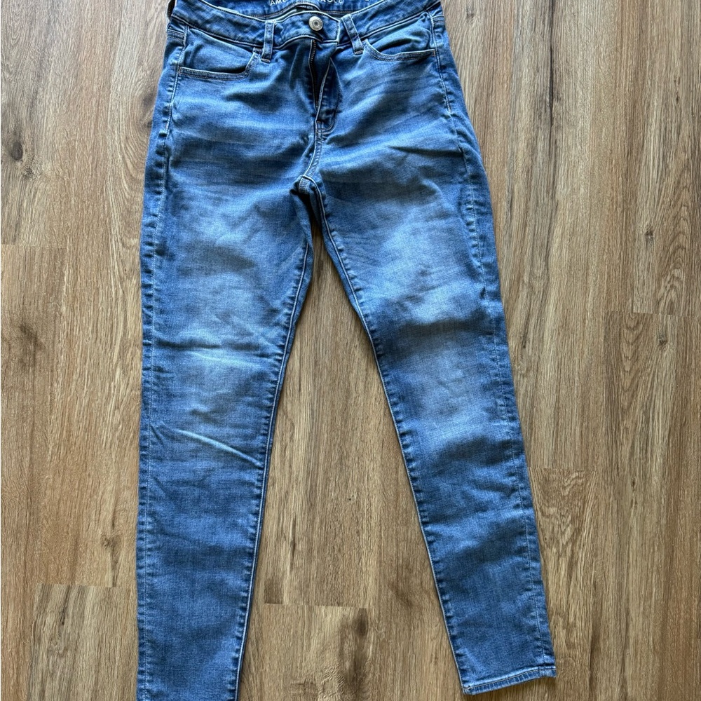 American Eagle Outfitters Blue Skinny Jeans